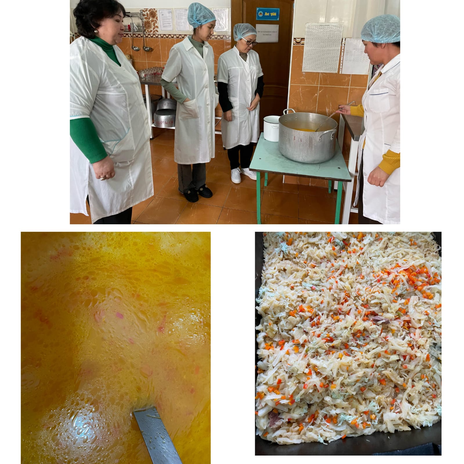КММ №103 санаториялық бөбекжай балабақшасы Бракераж комиссия мүшелері балабақша түскі асын бақылау сәті.