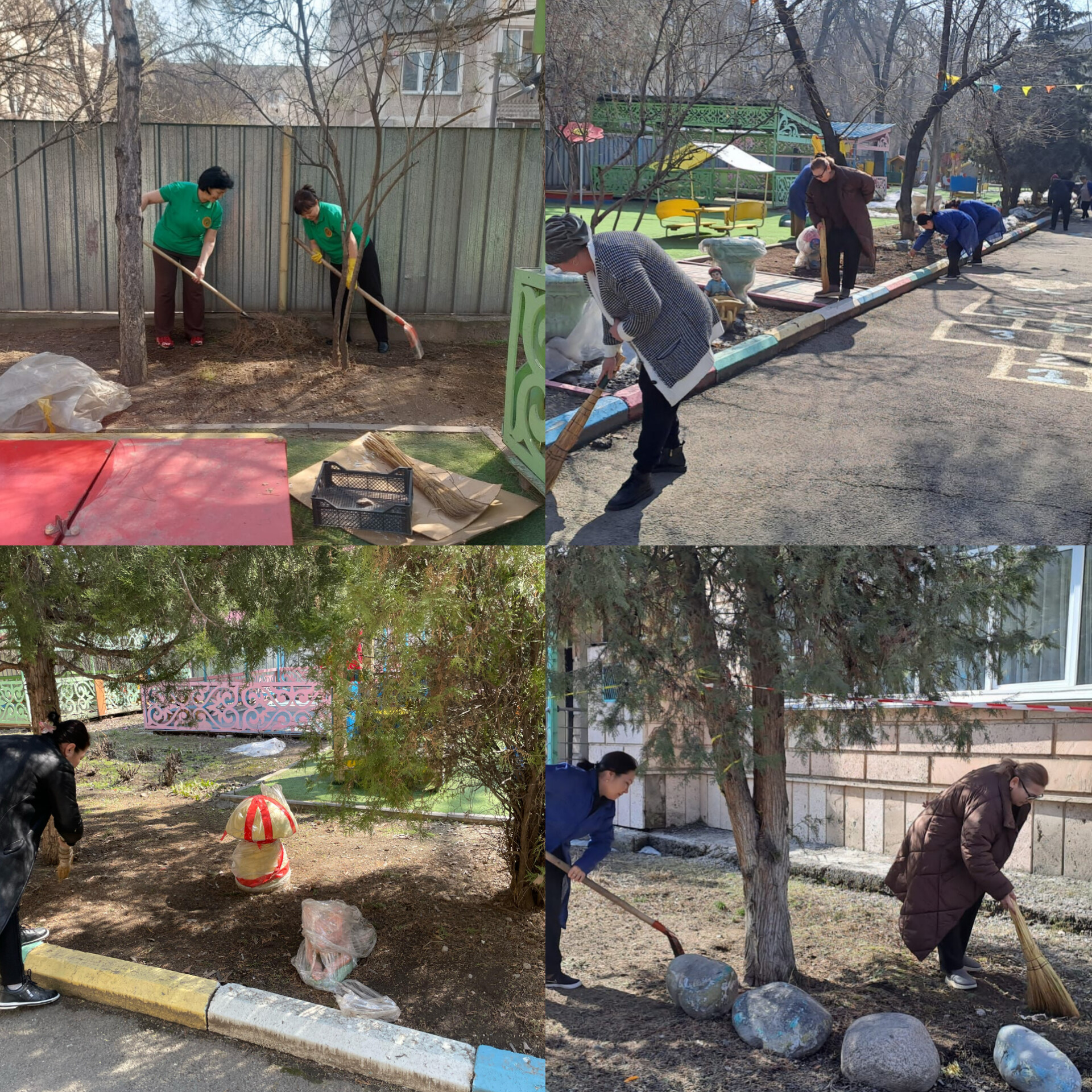 “Almaty Clean & Green” экоакциясы аясында КММ №103 санаториялық бөбекжай балабақшасы ұжымымен балабақша ауласында сенбілік  жұмыстары өтті.  #тазақаза