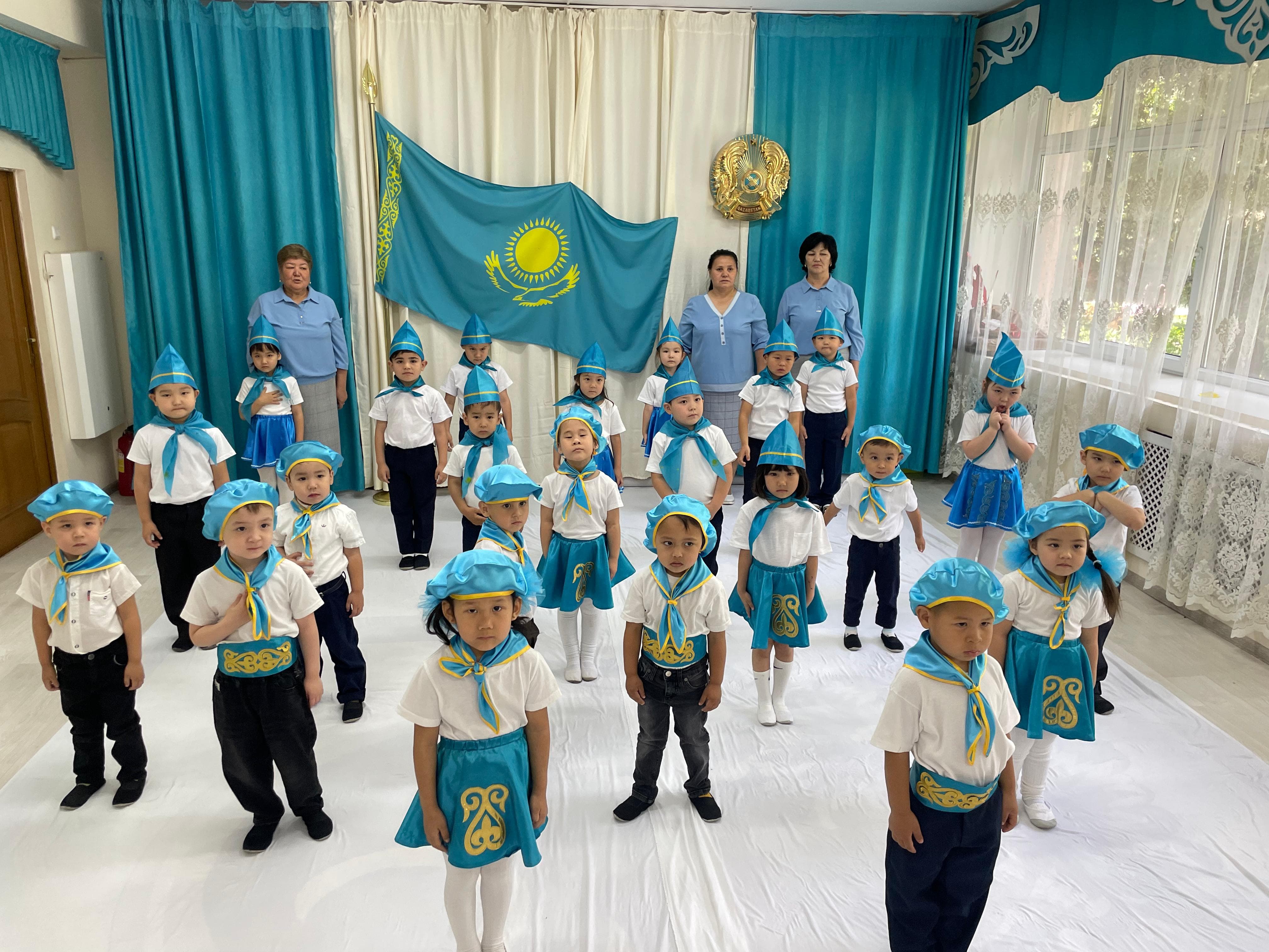 Салтанатты іс шара: Мемлекеттік Гимнді орындау рәсімі @edu.almaty @zhetisu_roo_det